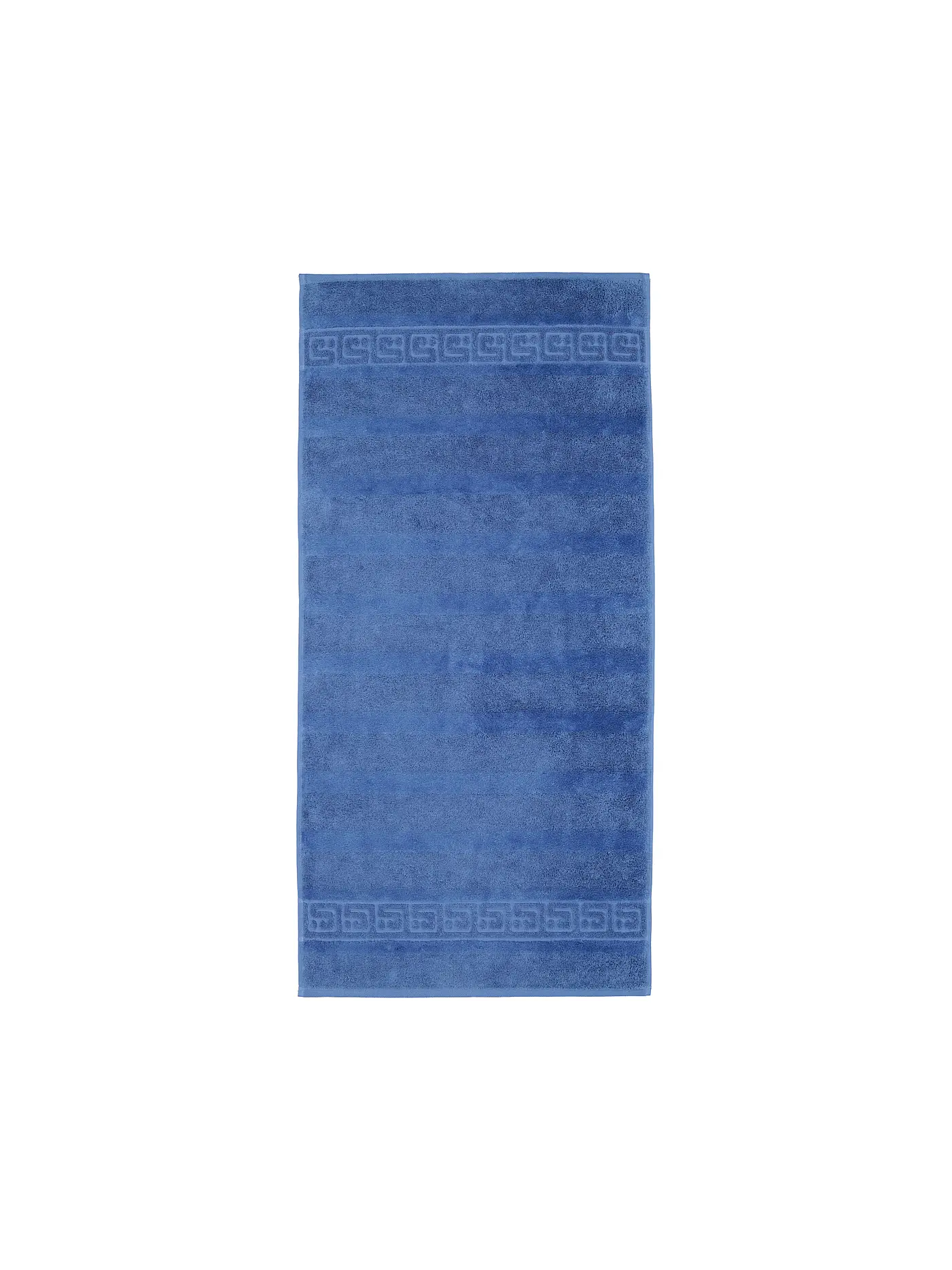 CAWÖ | Handtuch NOBLESSE 50x100cm Weiss | blau